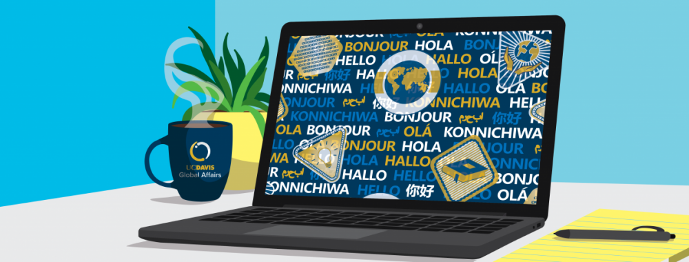 laptop with global learning 